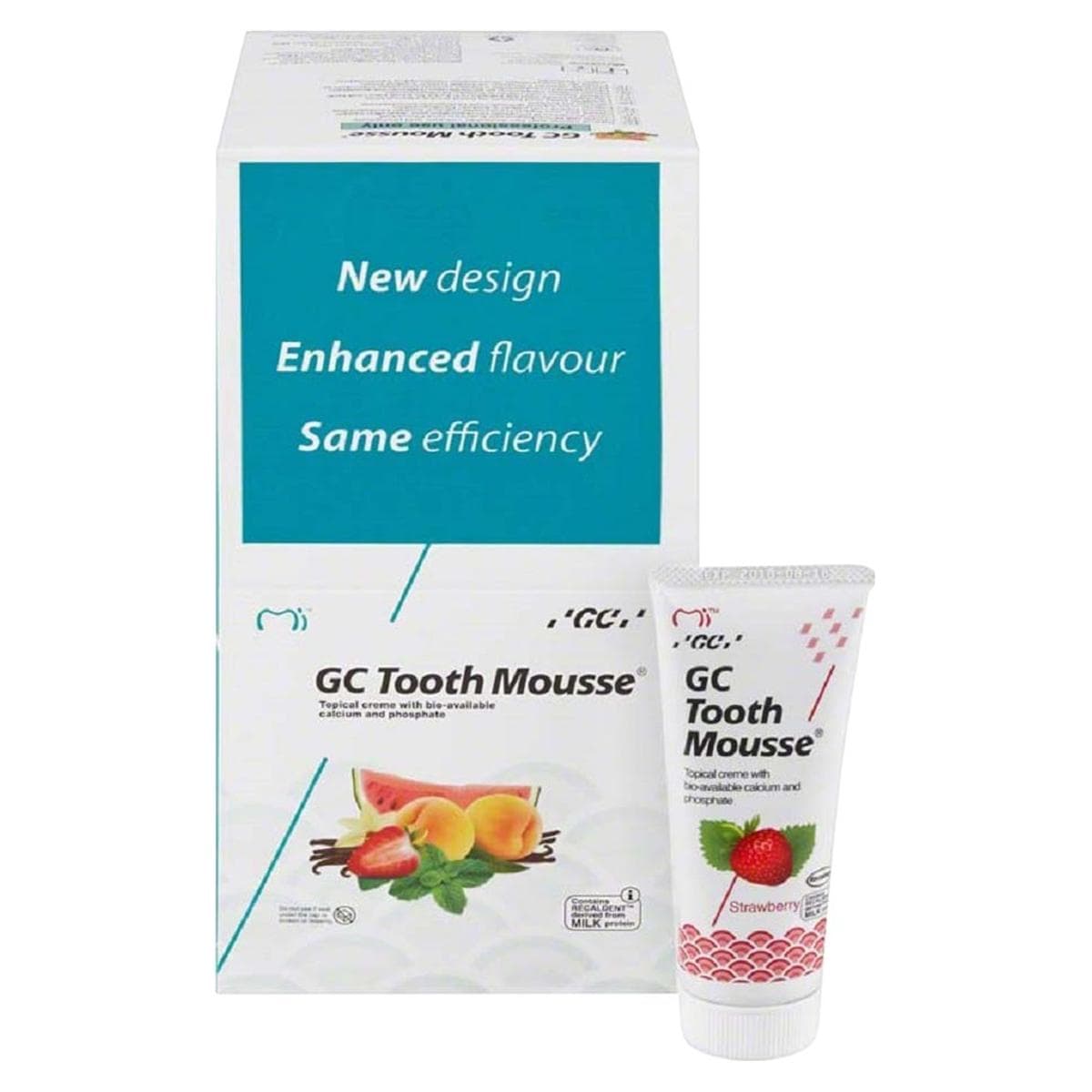 Tooth Mousse - recharge - fraise, 10 x 40 g