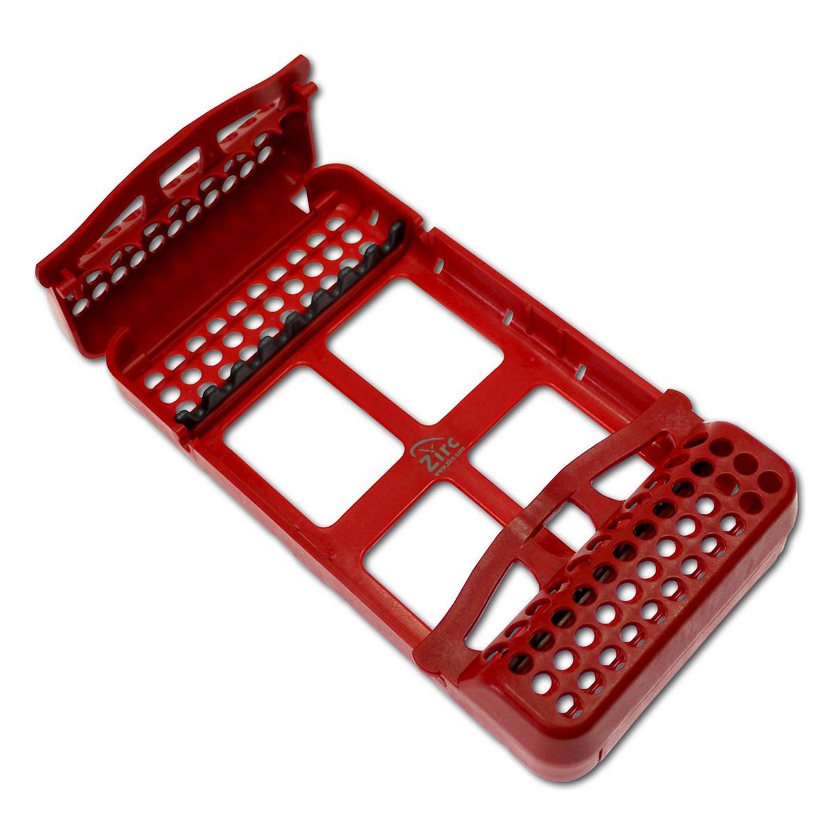 Cassette E-Z Jett Slim Design - pour 8 instruments - 50Z911M rouge