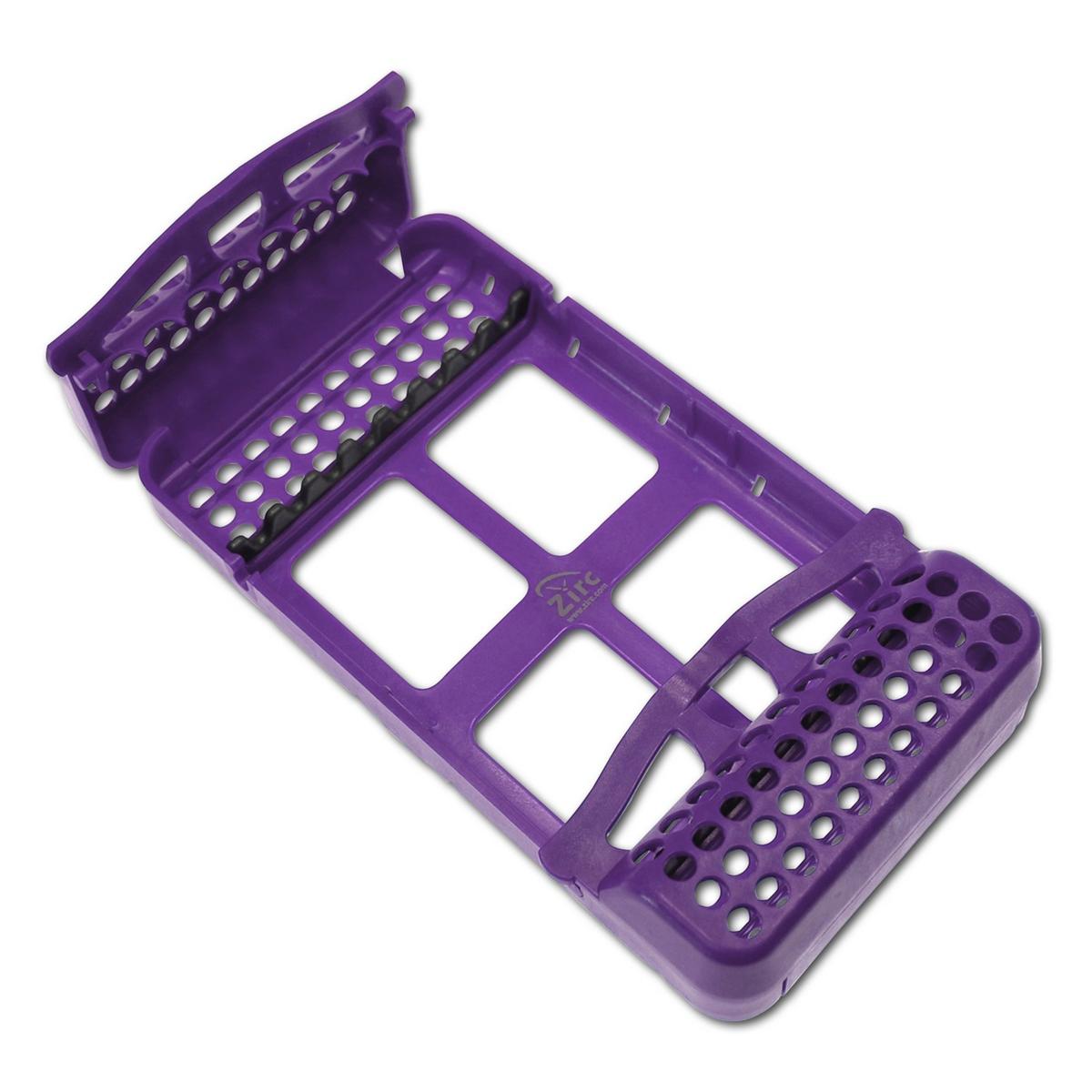 Cassette E-Z Jett Slim Design - pour 8 instruments - 50Z911R n�on violet