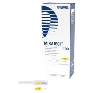 Miraject - Vert - 30G short, 40 x 23 mm, � 0,3 mm, 100 pcs