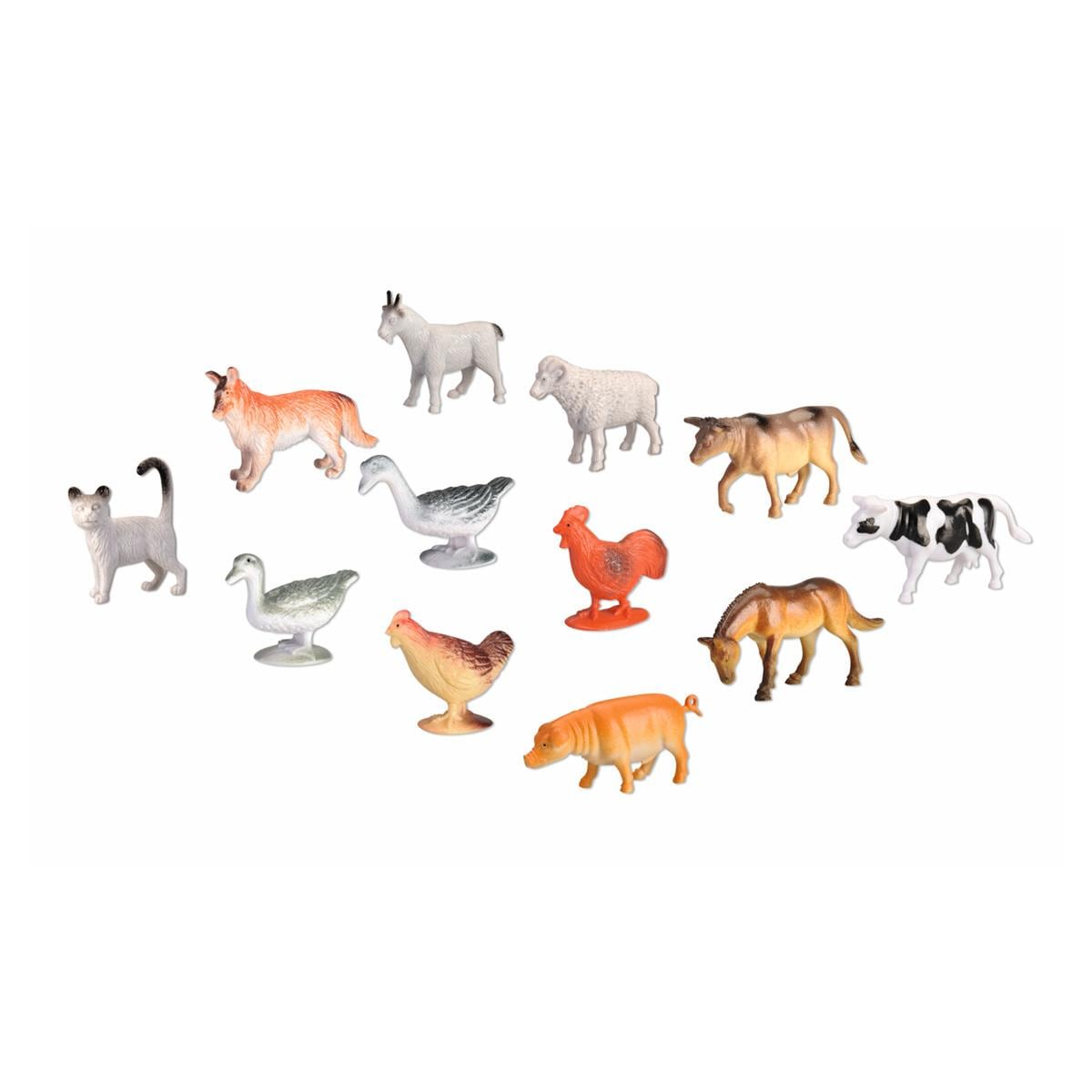 Farm Set - boerderij speelgoed dieren - Verpakking, 100 stuks