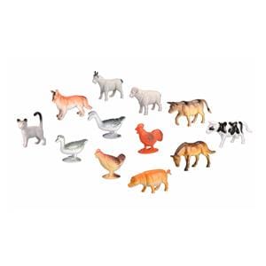 Farm Set - boerderij speelgoed dieren - Verpakking, 100 stuks