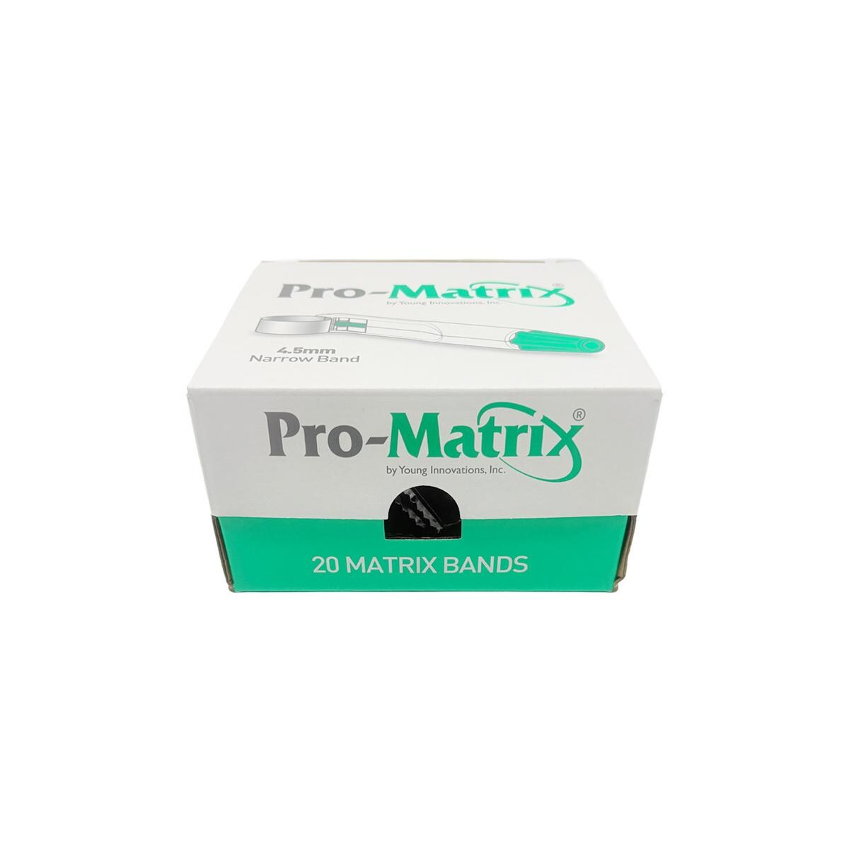 Pro-Matrix - 4,5 mm narrow groen, 20 pcs