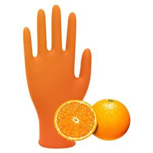Nitrile Examination Gloves Parfum - Orange - S - 100 pcs