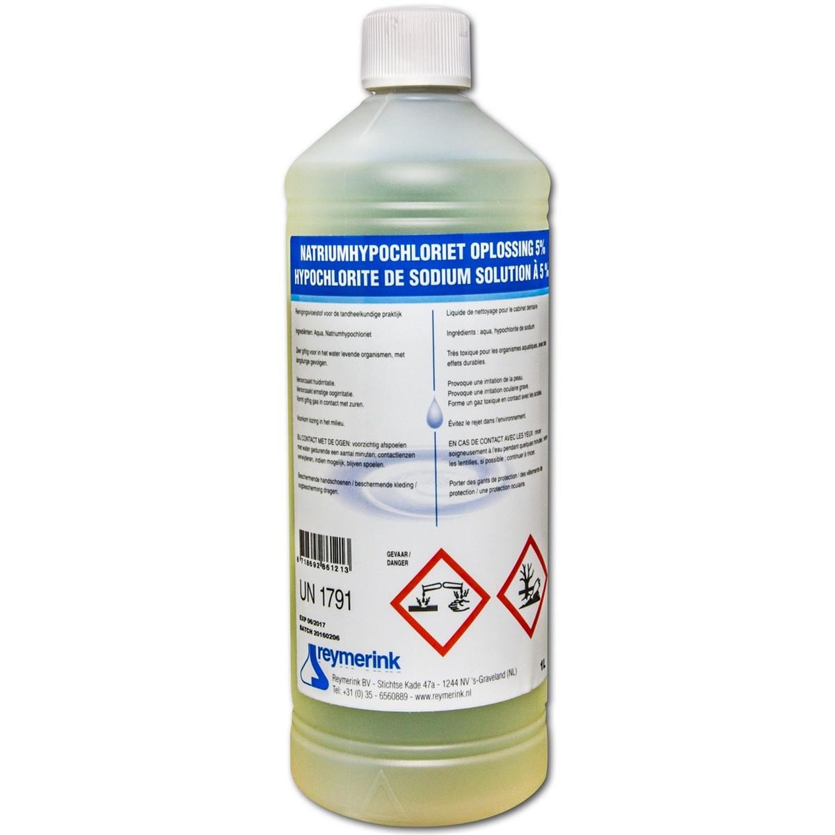 Hypochlorite de sodium 5% - Flacon, 100 ml