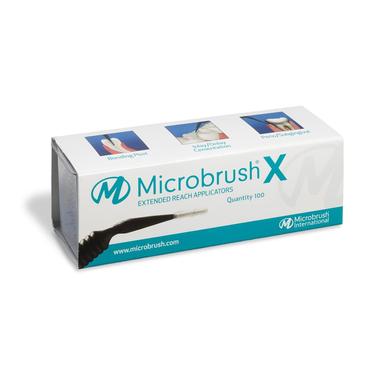 Microbrush X noir - recharge - PX100 - 100 pcs