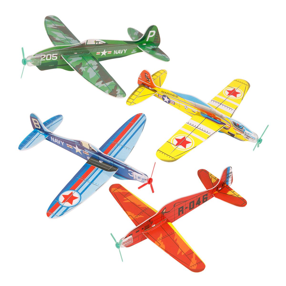 Zweefvliegtuigjes - Verpakking, 48 stuks