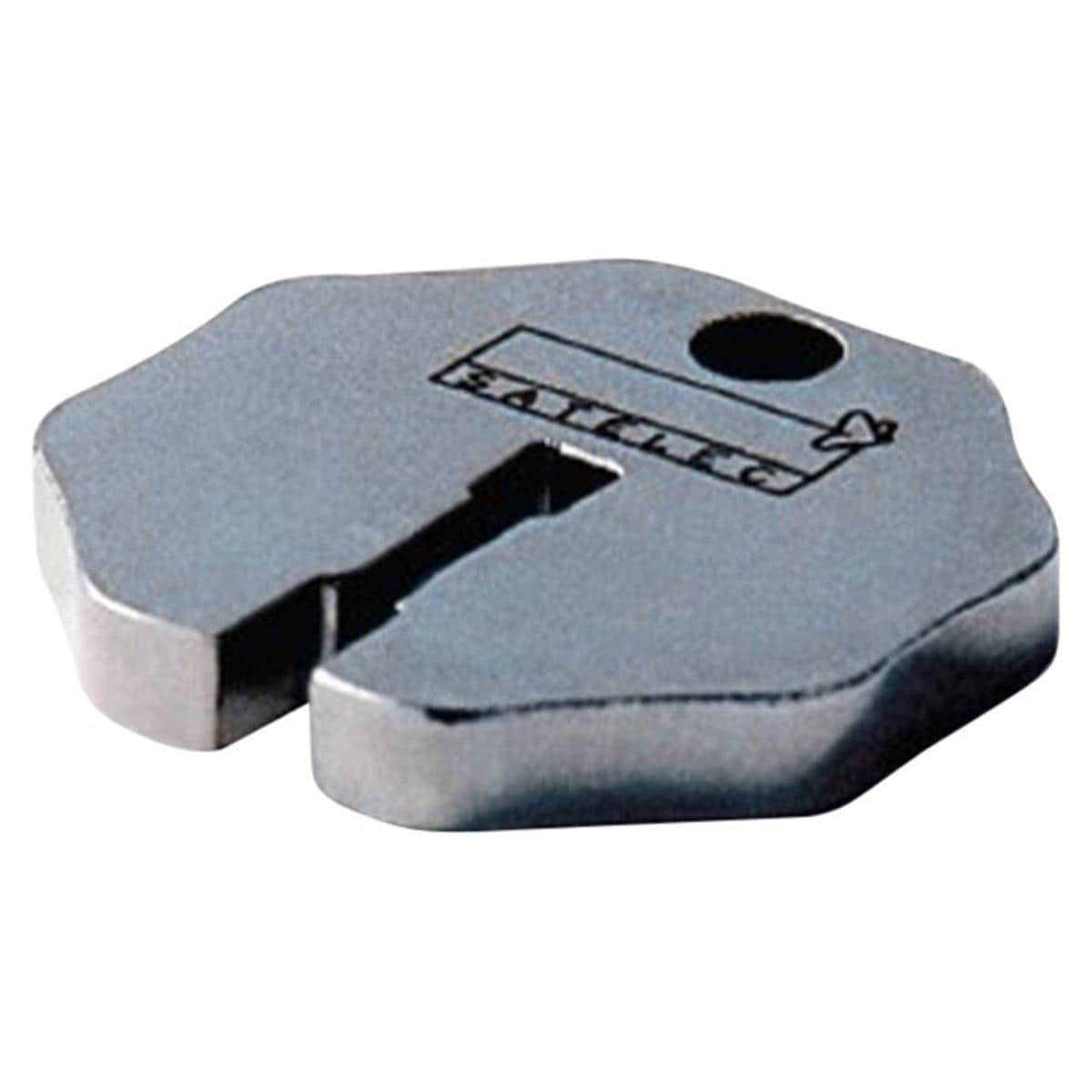 Cl universelle pour inserts - F00406, plate, mtallique