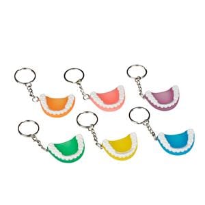 Sleutelhanger gebit - DNL 271, 36 stuks