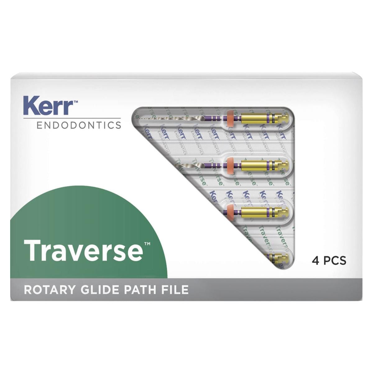 Traverse Rotary glide path files - recharge - .13/.06/21 mm Traverse Rotary glide path file row - 4 pcs