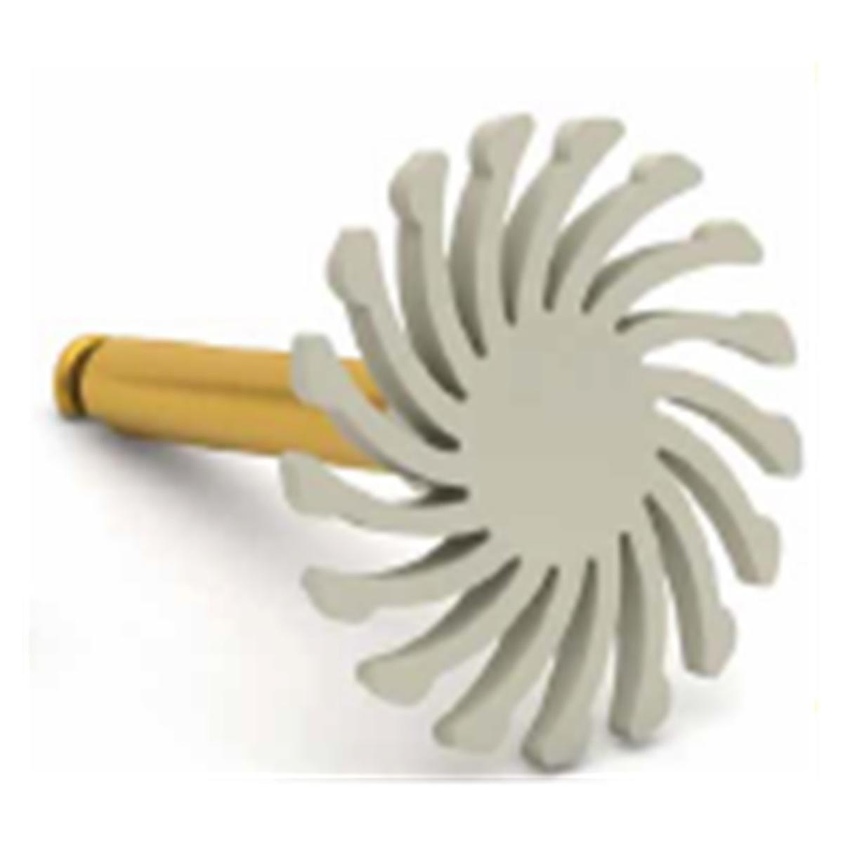 Composietpolijster spiraal - 94028F - �130 Hoogglans polijsten, lichtgeel - per stuk