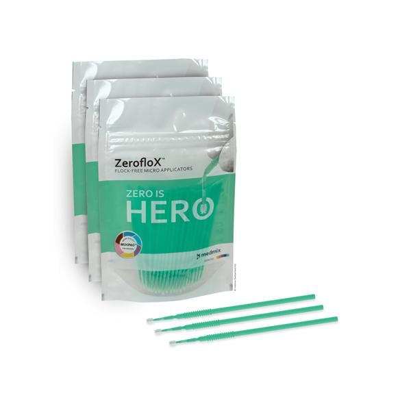 Microapplicateurs ZerofloX Mint - Emballage, 100 pcs