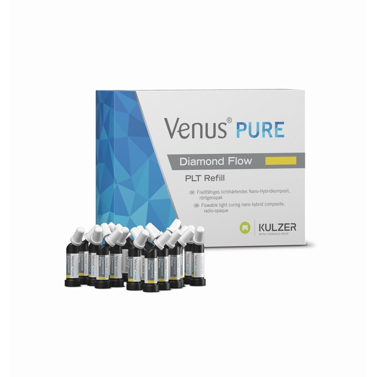 Venus Diamond Flow Pure - navulverpakking PLT - Light, 20 x 0,2 g