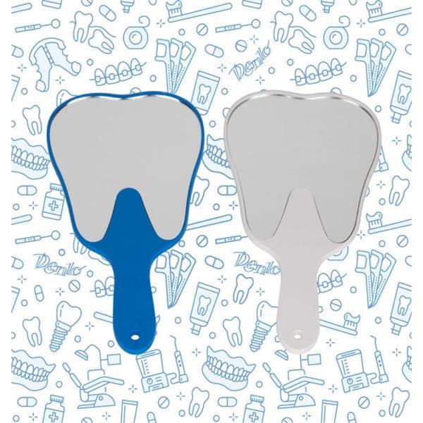 Patienten Handspiegel Set wit en blauw - Set 2 stuks