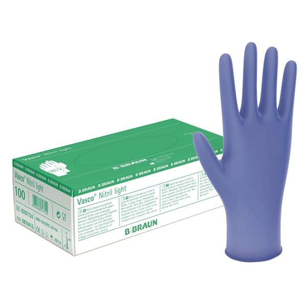 Vasco nitrile Light handschoen PF - XS - 100 stuks