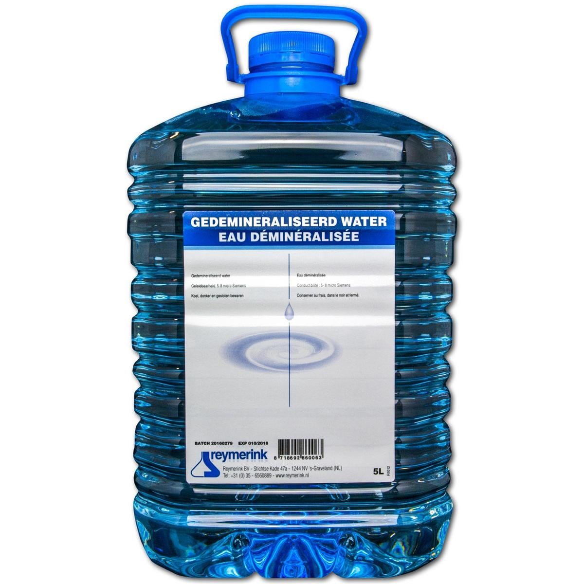 Gedemineraliseerd Water - 4 x 5 liter