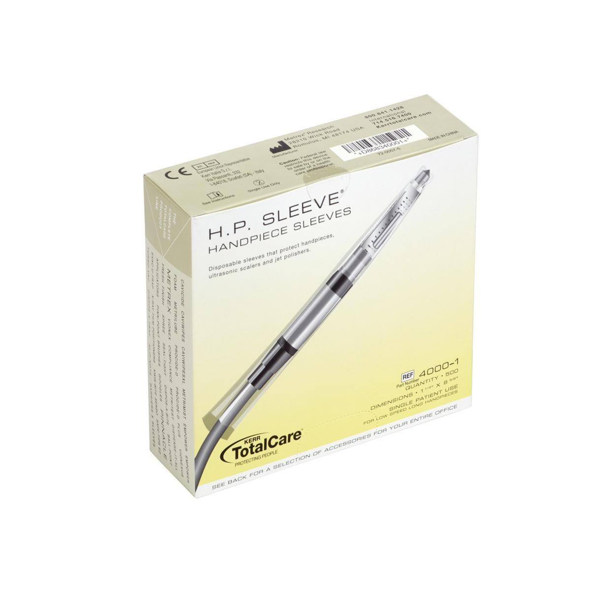 Housses d'hygi�ne pour pi�ces � main - REF 4000-1, 3,13 x 25,4 cm - 500 pcs