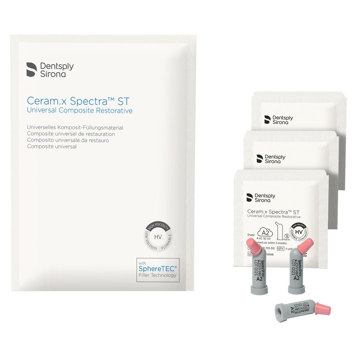 Ceram.x Spectra ST HV Compules - A2, 52x 0,25 g