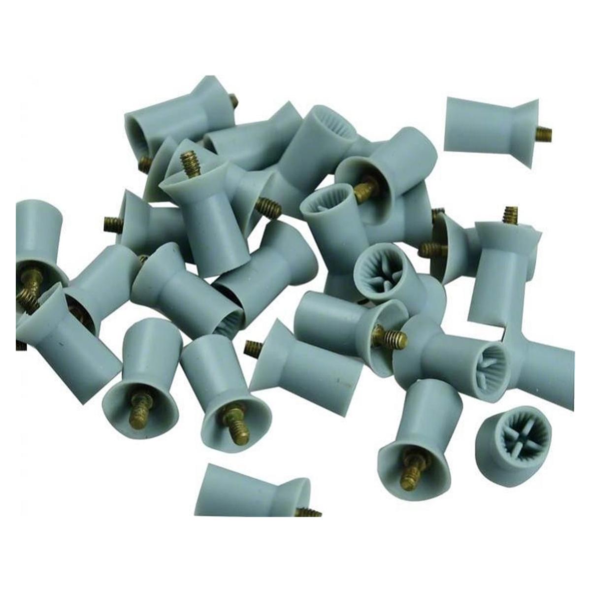 KerrHawe Prophy Cups - 9001/30 � lamelles, gris screw-type souple, 30 pcs