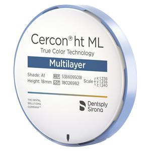 Cercon ht ML - Multilayer Disc - � 98 mm - A1, dikte 18 mm