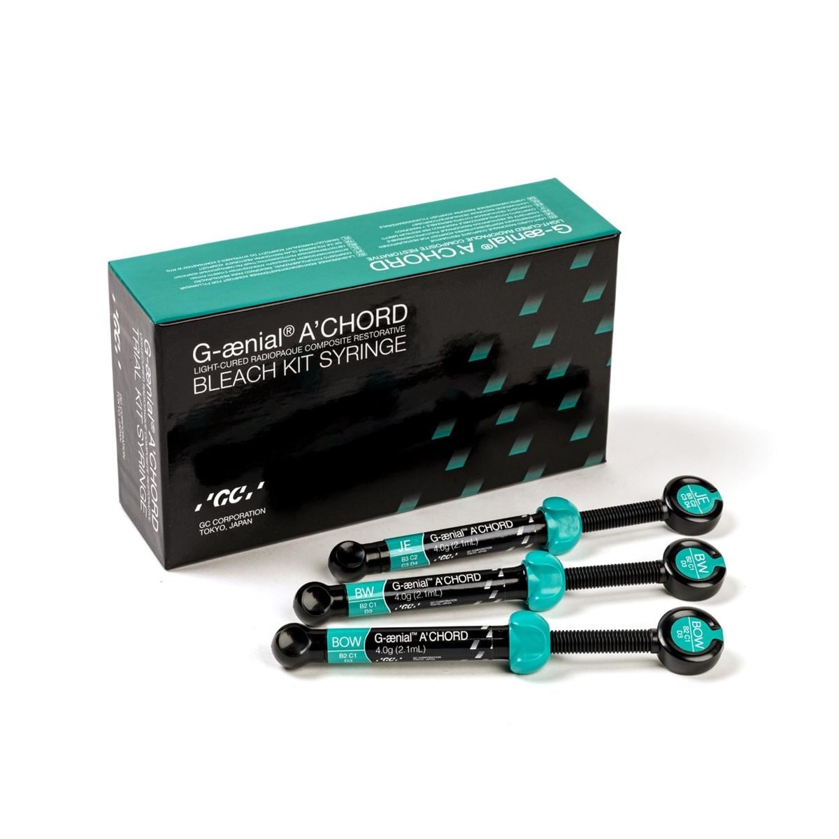 G-nial A'CHORD Bleach Kit, seringues - 1x BW, 1x BOW et 1x JE