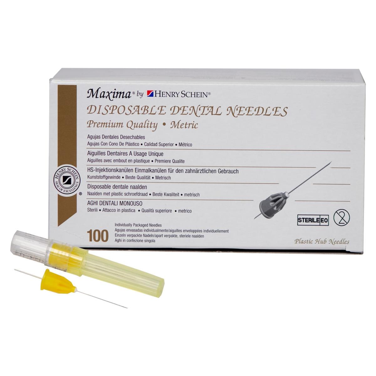 Aiguilles  injection - 27G jaune, short 0,4 x 23 mm