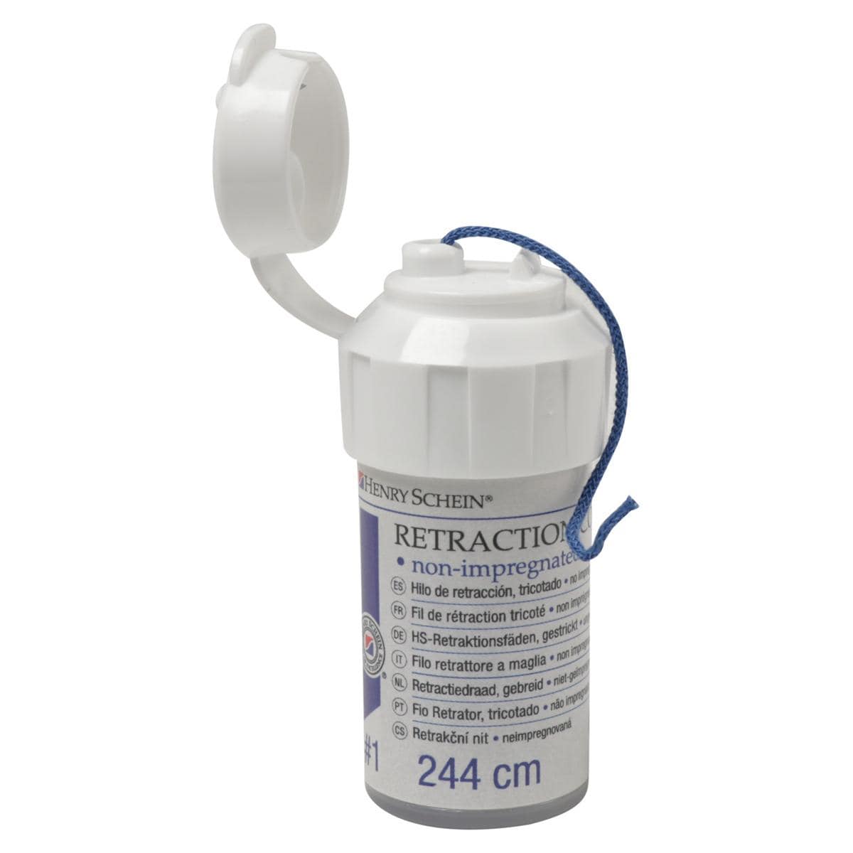 Fil de r�traction tricot� - 1 bleu