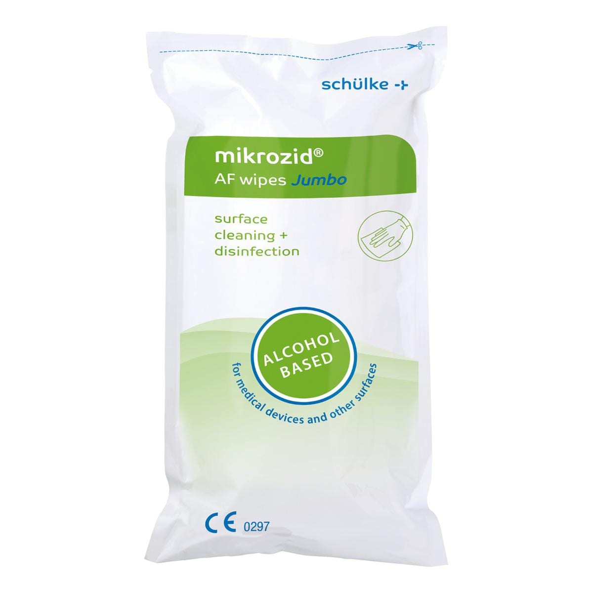 Mikrozid AF Wipes Jumbo - Recharge, 20x20 cm - 220 lingettes