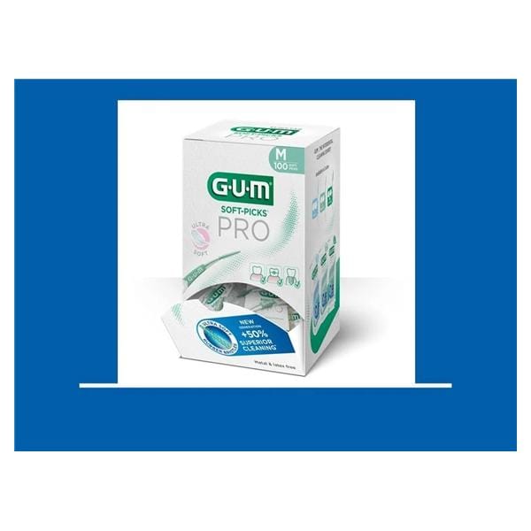 GUM Soft-Picks Pro - Taille S, 100x 1 pice