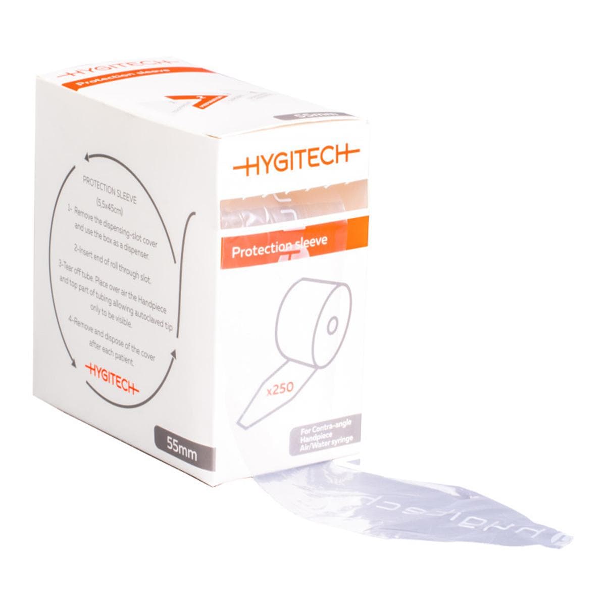 Protectie Sleeve (niet steriel) - Breedte 55 mm, 250 stuks