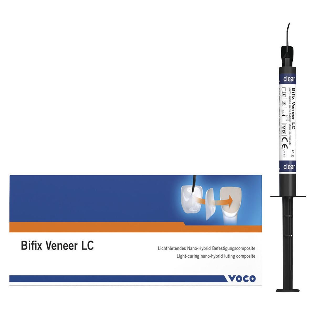 Bifix Veneer LC - Clear, seringue 2 g