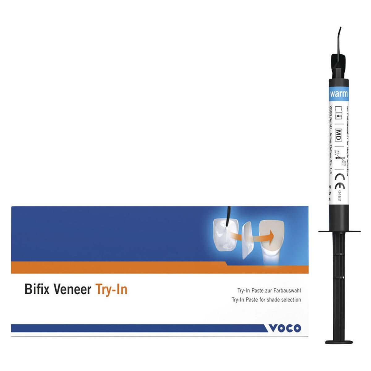 Bifix Veneer Try-In - Warm, seringue 2,5 g
