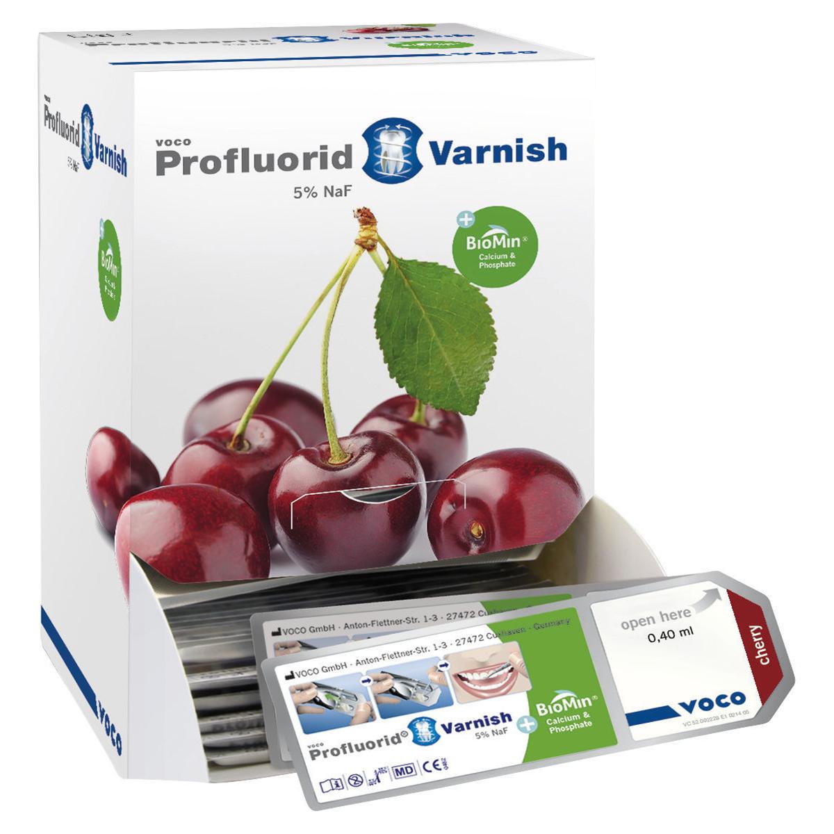 Profluorid Varnish + BioMin, SingleDose - Cherry, 200x 0,4 ml