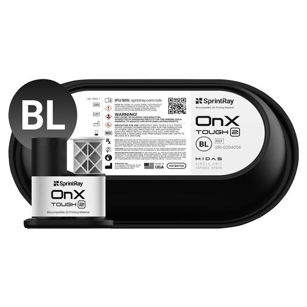 SprintRay OnX Tough 2 - Bleach, capsule 3 stuks