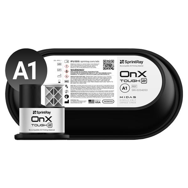 SprintRay OnX Tough 2 - A1, capsule 3 stuks