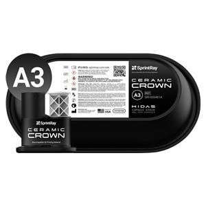 SprintRay Ceramic Crown - A3, capsule 3 stuks