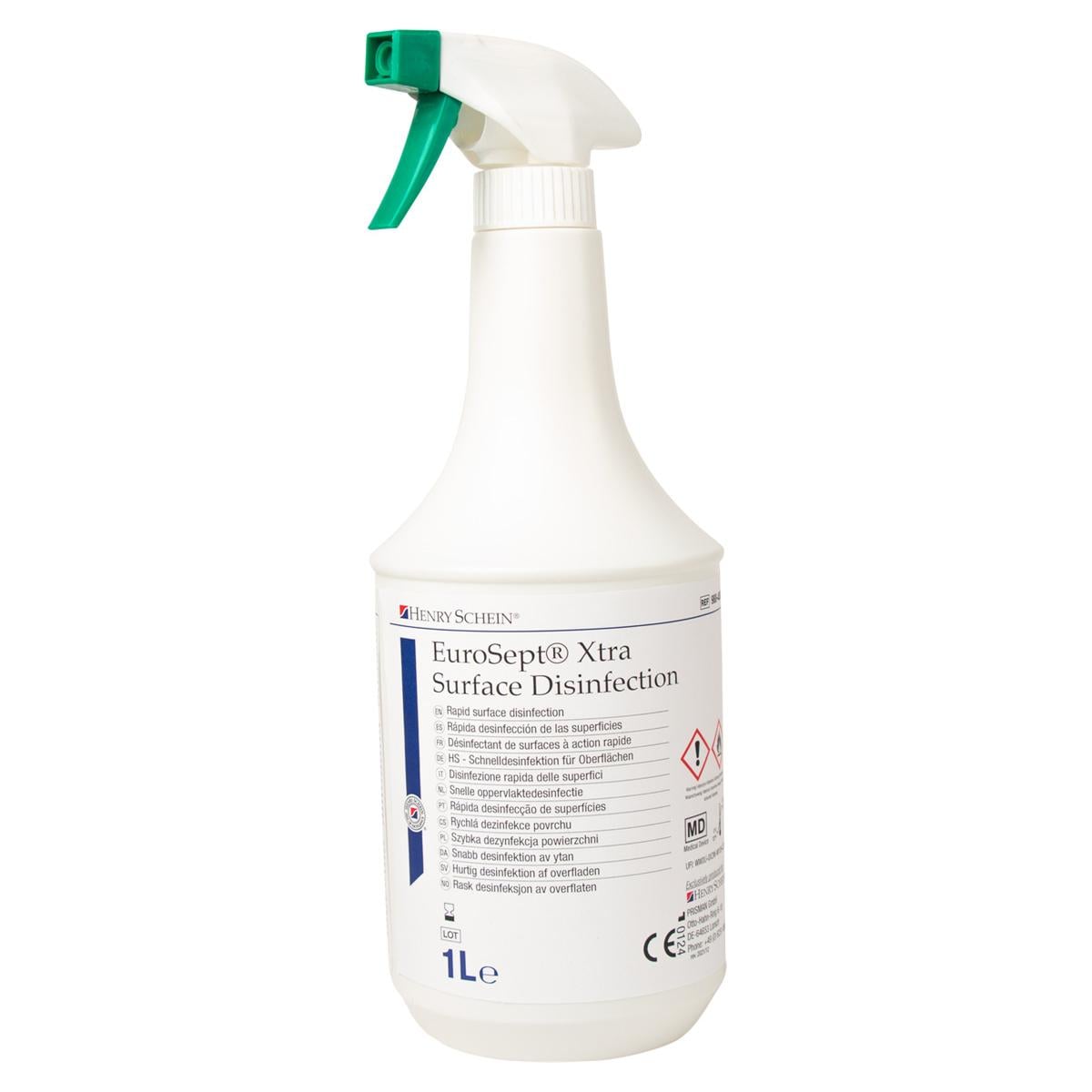 Eurosept Xtra Surface Disinfection - Fles, 1 Liter met sproeikop